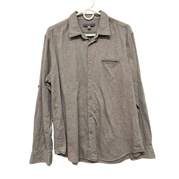 John Varvatos Other - John Varvatos Textured Casual Collared Button Down Date Night Shirt - Sz Large